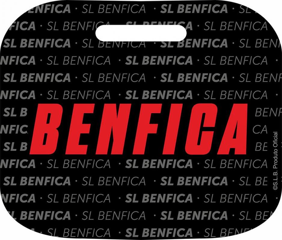 Benfica, text pattern – Sitzkissen quer